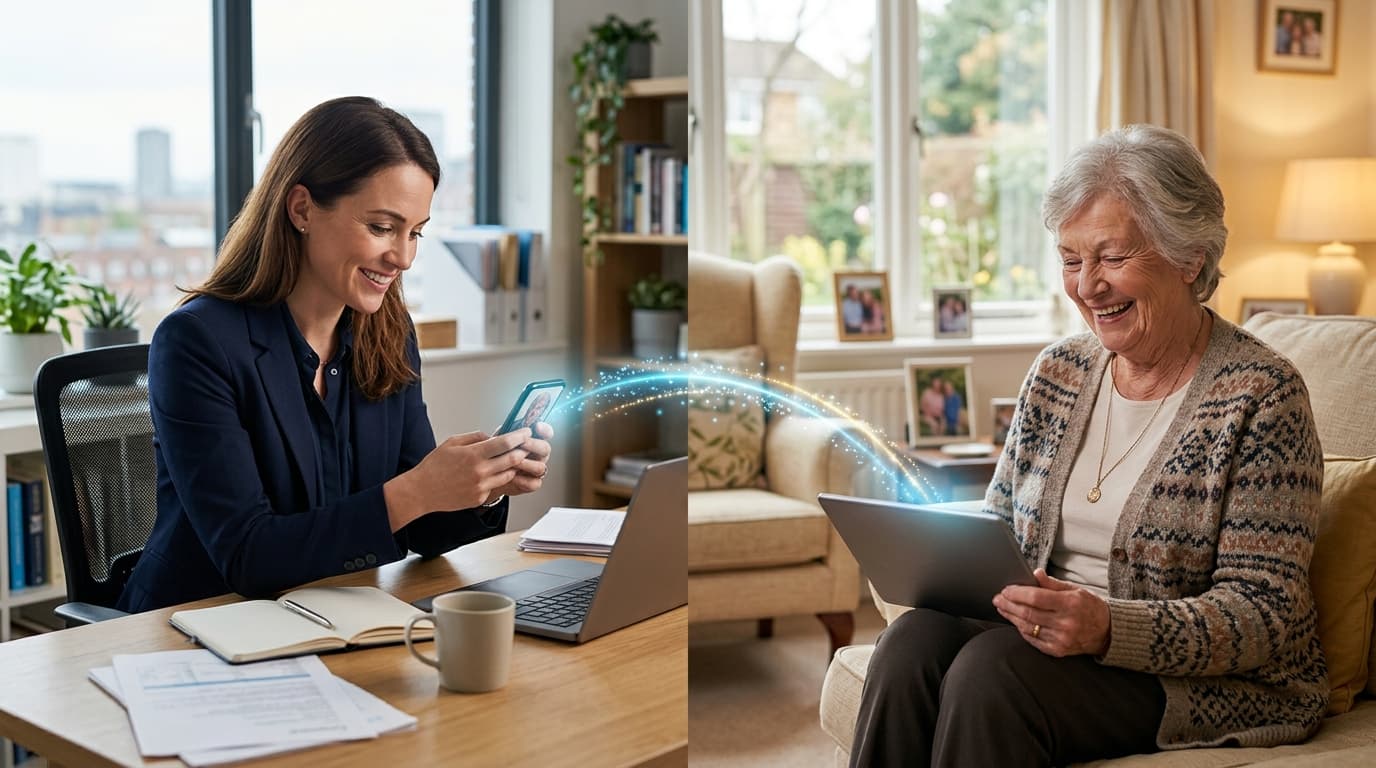 How to Check on Aging Parents Remotely Without Being Intrusive